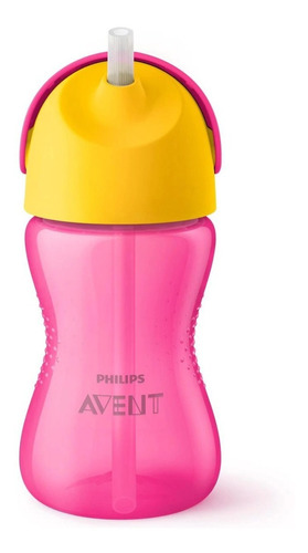 Vaso Entrenador Avent Con Popote 12m+ 300ml Plastico Antigot