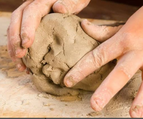 Imagen 3 de 10 de Nuevo 1 Kilo De Arcilla En Polvo Para Modelado Figuras Arte