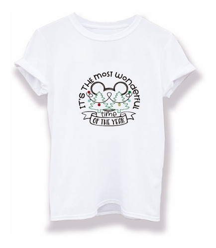 Imagen 3 de 10 de Playera Navideña Mickey Mouse