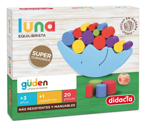 Luna Equilibrista Juego De Madera Equilibrio Güden Didacta