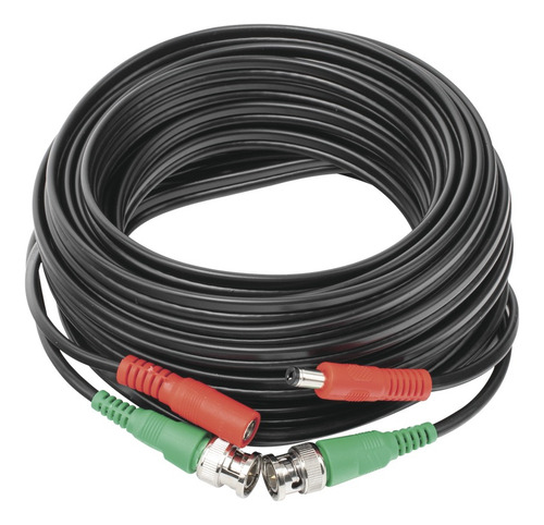 Cable Armado Con Conector Bnc Y Alimentación Dc 10mts, Cctv