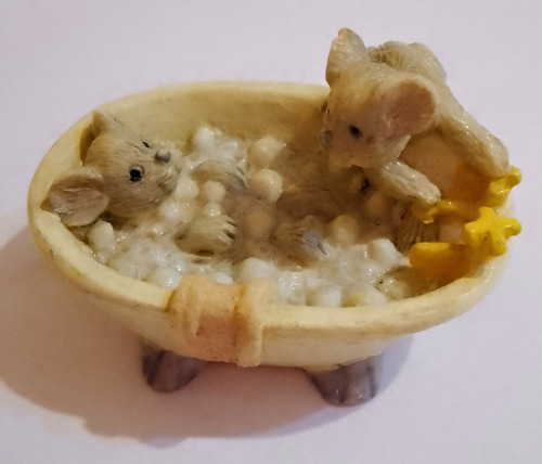 Lote Antiguas E Importadas Miniaturas En Pasta Ositos Bebe (Usado)