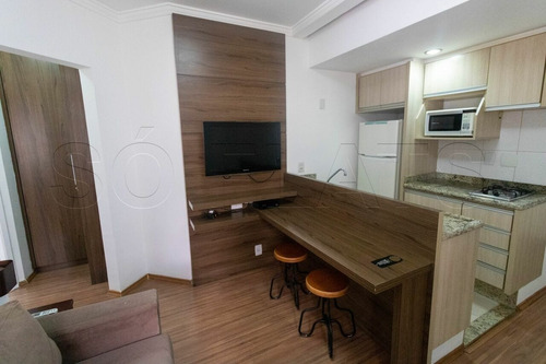 Imagem 5 de 15 de Flat No Jardim Paulista Com 1x Dorm Com Serviços De Arrumação Diária, Tv A Cabo E 1x Vaga De Carro. - Sf36005