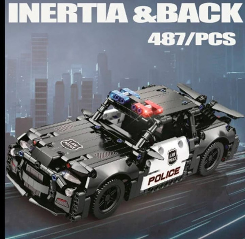 Juguete De Construcción Armable Technique Auto Police