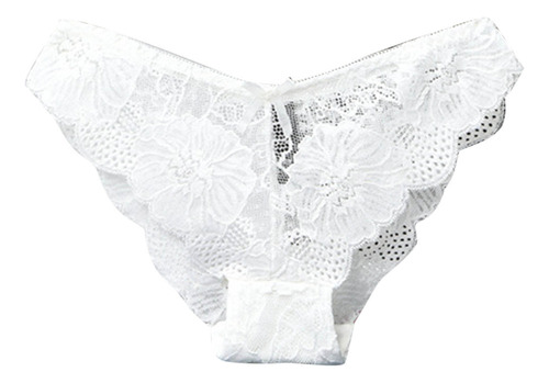 Bragas De Mujer Con Bonito Diseño De Lazo, Encaje Completo,