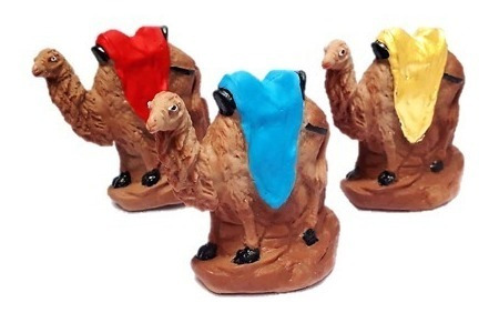 Set Por 3 Camellos Para Pesebre