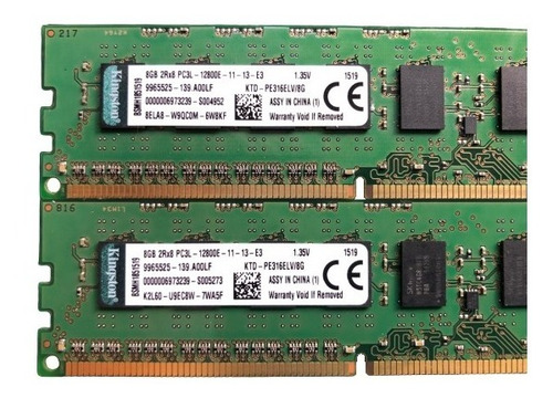Memoria Ecc 8gb Pc3l-12800e Dell Poweredge R210 T110 Ii R220