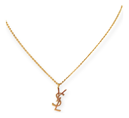 Collar Con Dije Lsy Dorado