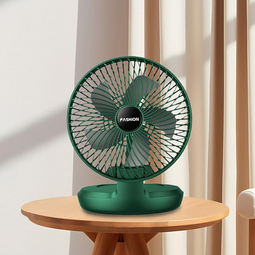 Ventilador De Pared Plegable, Ventilador Usb Verde