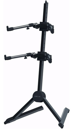 Imagen 2 de 6 de Soporte Para 2 Teclados Quiklok Sl930 11 Alturas 5 Angulos