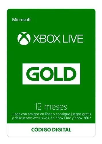Xbox Live Gold Pago Paypal MercadoLibre