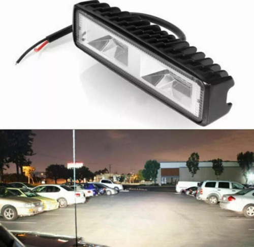 Par Faro 12 Led Barra Luz Fija Y Estrobo