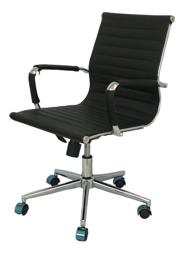 Silla Para Oficina, Escritorio, Ergonómica Gerencial Color Negro