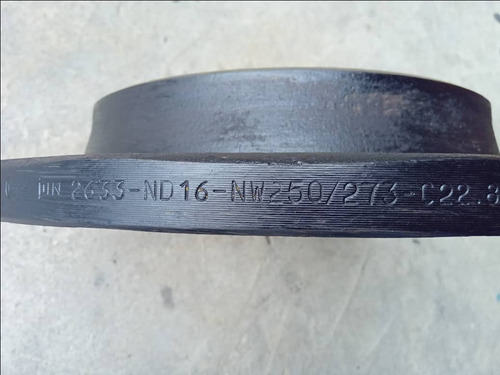 Brida Wn, Cuello Para Soldar,din 2633-nd16, Acero Al Carbono