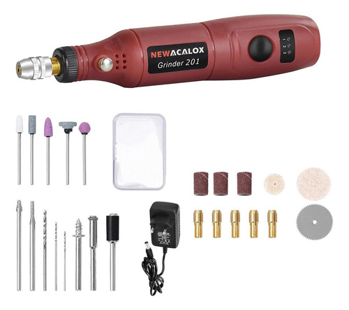 Mini Taladro De Fresado De Pluma De Grabado De Rojo