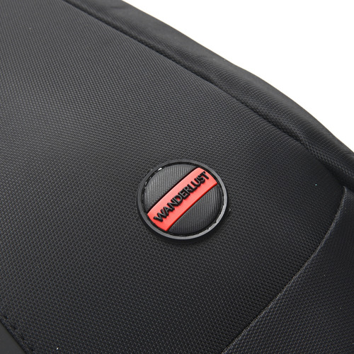 Mochila Wanderlust Urban Red Portanotebok 18 Pulgadas Color Negro