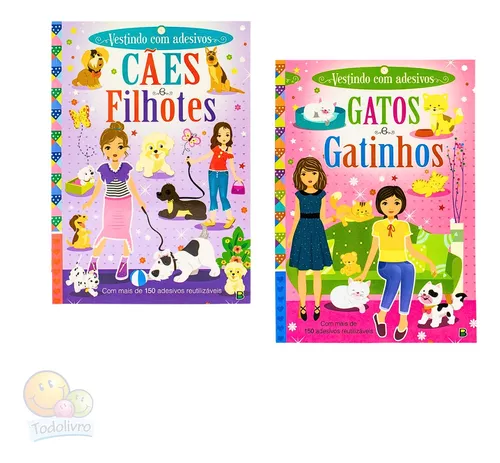 Livro Infantil 3 a 5 Anos - Adesivos Fofinhos: Animais Todolivro