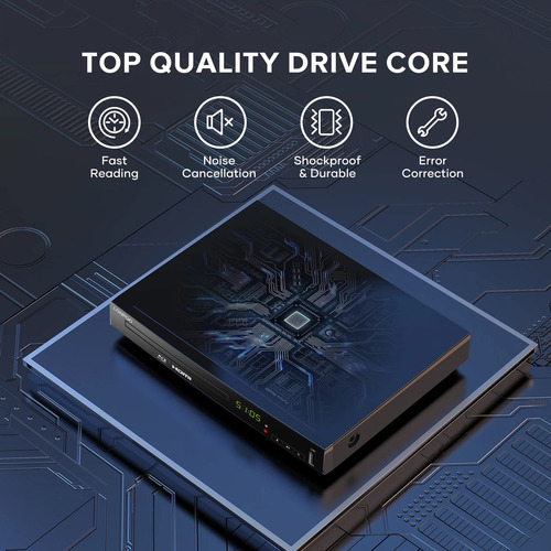 Reproductor Blu-ray Dvd Lonpoo Full Hd 1080p Con Salida Hdmi