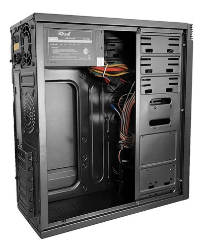 Imagen 8 de 8 de Kit Pc Gabinete Iqual Cm-5907 Mouse Teclado + Fuente 600w