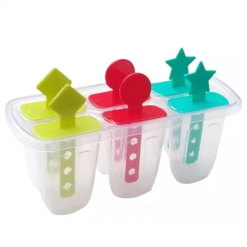 Set X 6 Moldes Palito Helado 