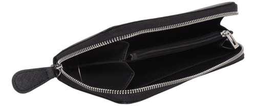 Cartera Guess Para Dama Con Compartimento Para Monedas Negro