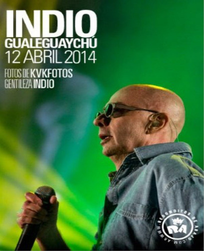 Indio Solari - Gualeguaychu 2014 (dvd)