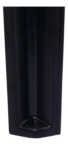 Silla Plástico Mor Reforzada Pvc Sin Posabrazos Jardin X2 Color Negro Lisa