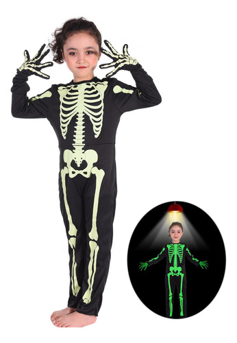 Disfraces De Esqueleto Para Niños, Disfraz De Halloween Que