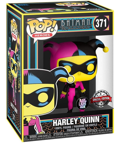 Funko Harley Quinn Black Light Exclusivo