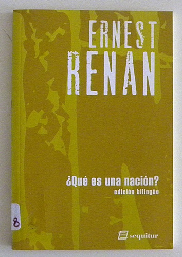 Que Es Una Nación - Ernest Renan