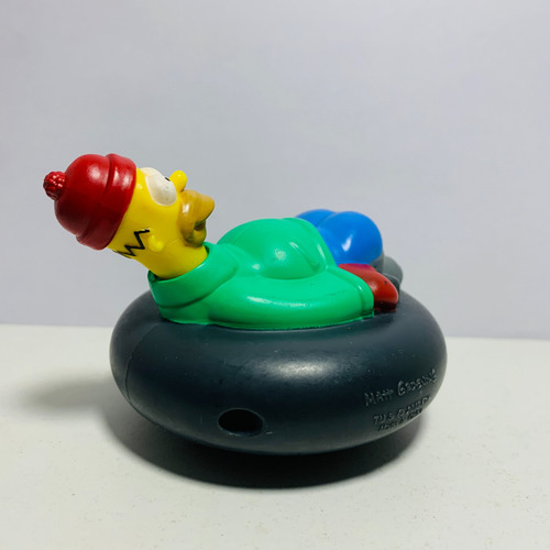 Muñeco Homero Nieve Los Simpson Burger King 2012 (Usado)
