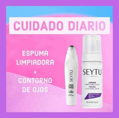 Kit Facial Espuma Limpia + Suero Contorno Ojos Hidratación 