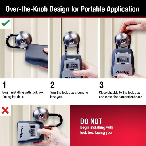 Imagen 3 de 7 de Candado De Seguridad Master Lock, Tipo Caja, Hasta 5 Llaves