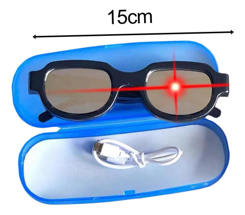 Gafas Led Gafas Luminosas Efecto De Color Rojo Gafas Para