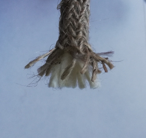 Hilo Soga Trenzado Macrame Yute Arpillera Con Relleno X 50 M