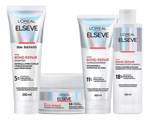 Kit Tratamento Bond Repair Reconstrução Elseve Loreal Paris