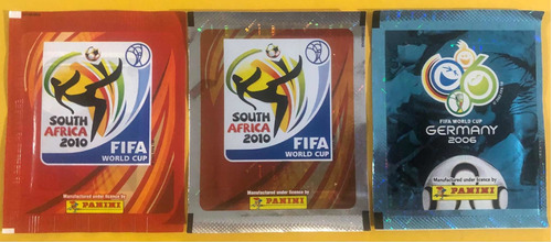 Panini Mundial Alemania 2006 Y Sudáfrica 2010 Sobres.