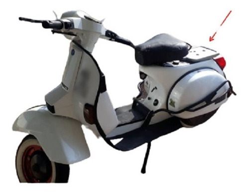 Imagen 4 de 8 de Porta Equipajes Trasero Vespa, Piaggio De Un Solo Asiento