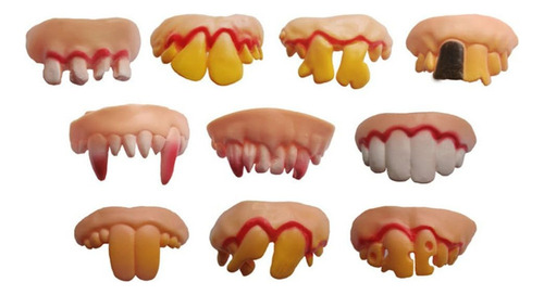 B Adereços Engraçados De Decoração De Dentaduras Vampiros