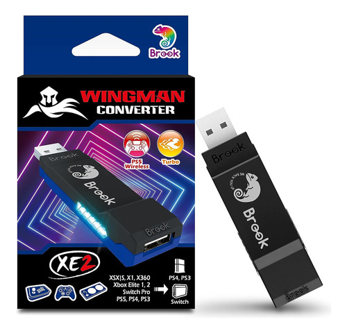 Brook Wingman Xe 2 Multi-platform 2-in-1 Controller Adapter