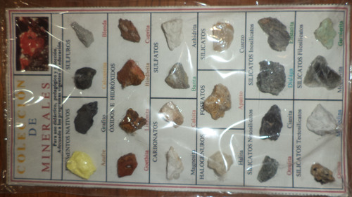 Clasificacion De Minerales Y/o Rocas Didactico Coleccionable