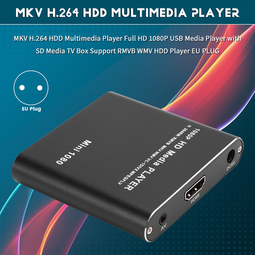 Reproductor Multimedia Mkv H.264 Hdd Full Hd 1080p Usb Media