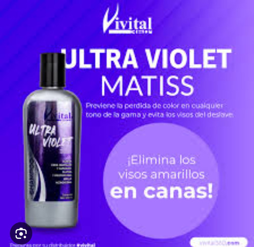 Vivital Shampoo Matizador 250 Ml Fragancia Agradable
