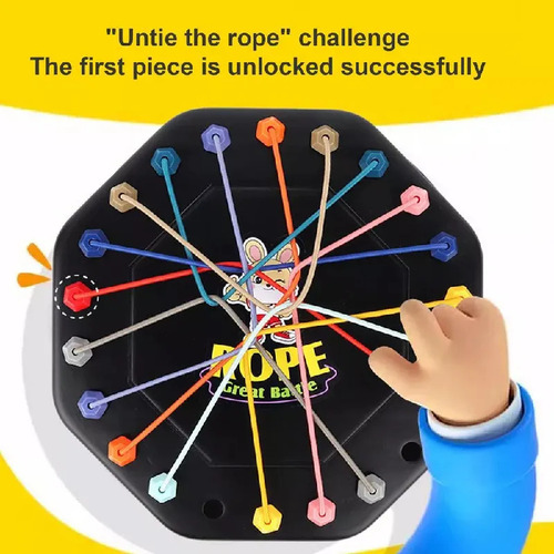 Juego De Rompecabezas Twisted Rope Para El Desarrollo Intele