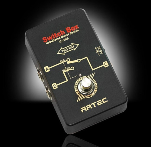 Artec Se-swb Pedal Switch Box Ab De 2 Vias Showmusic
