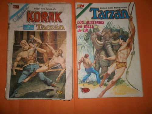 Historietas De Coleccion- Tarzan Y Korak - Editorial Novaro