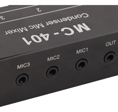 Mezclador De Sonido Con Micrófono 4 Entradas Y 1 Salida, Est