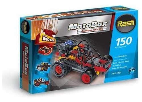 Rasti Motobox Arenero 150 Piezas Bloques Con Motor