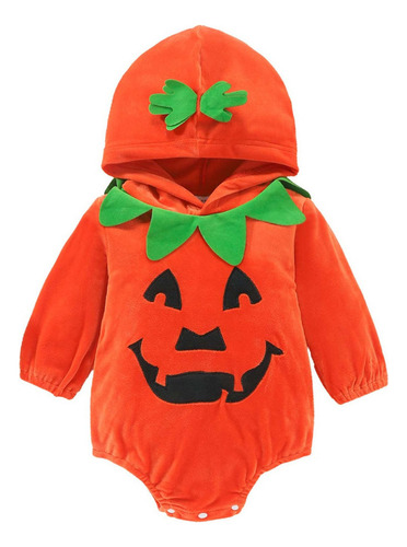 Ropa Traje Bebé Pelele Halloween Calabaza Bebé 0105 [u]