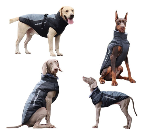 Chaleco Chamarra Impermeable For Perros Medianos Y Grandes